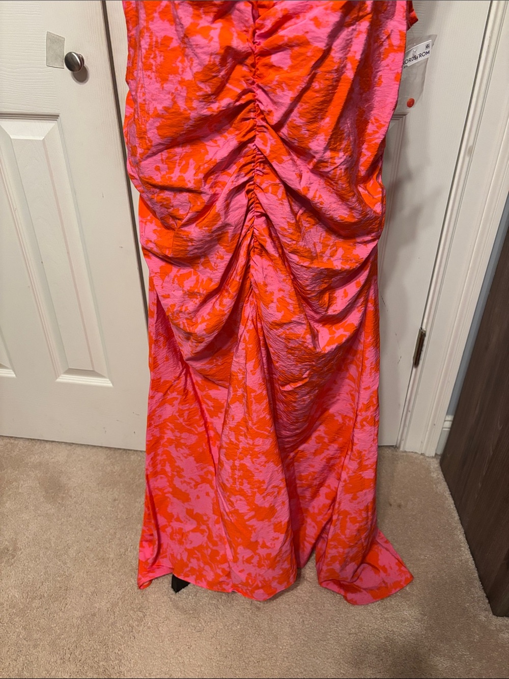 Chelsea28 Ruched High-Low Midi Plus Dress - Picture 4 of 11
